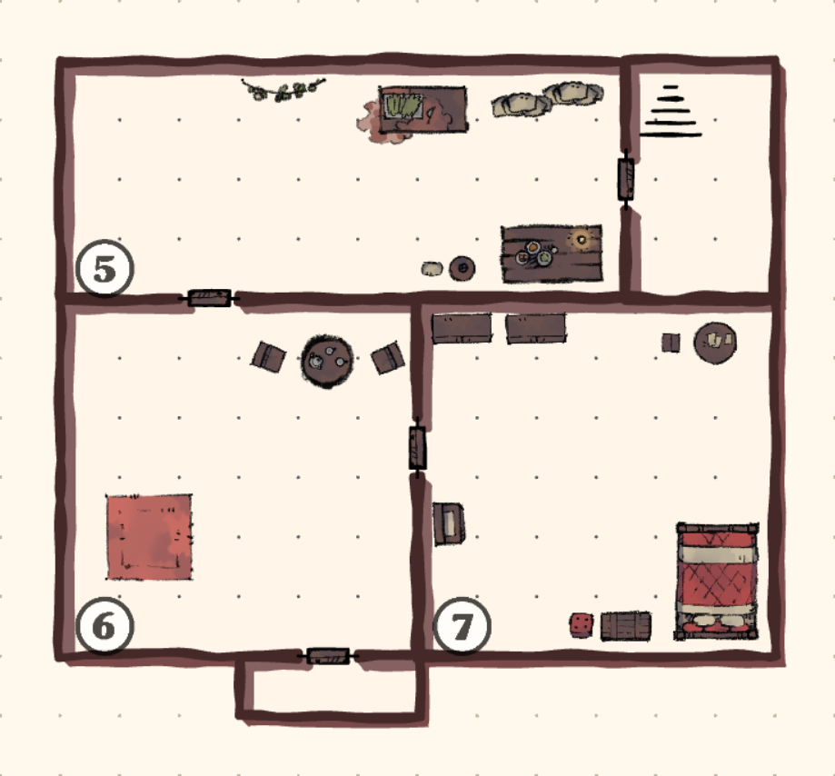 Plano de la casa de Yahia ibn Yughan al-Sanhaji